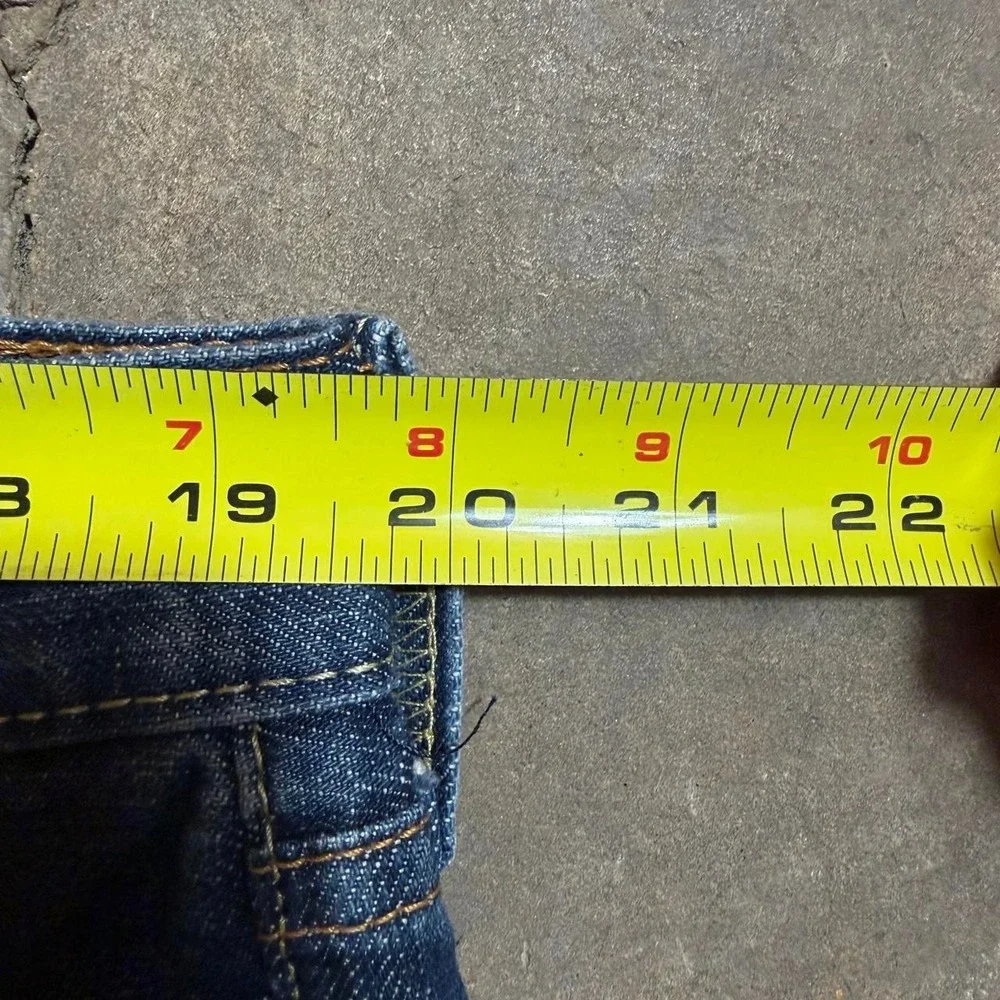 Levis 505 Straight Fit Blue Denim Jeans Mens 40x32 Baggy Straight Leg